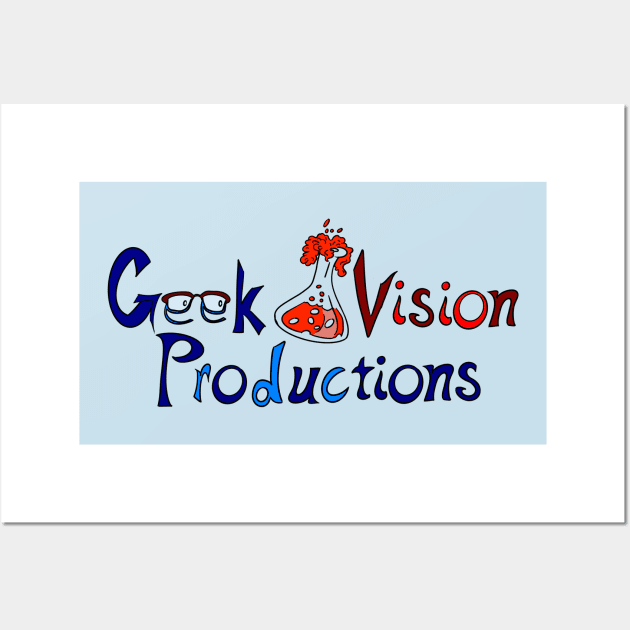 GeekVision Productions logo Wall Art by GeekVisionProductions